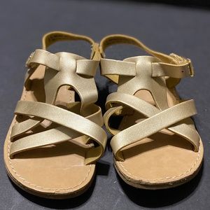 Cat and Jack Gold Sandals